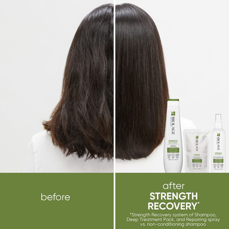 Biolage 2022 Strength Recovery Before After Natalie C Back 1x1