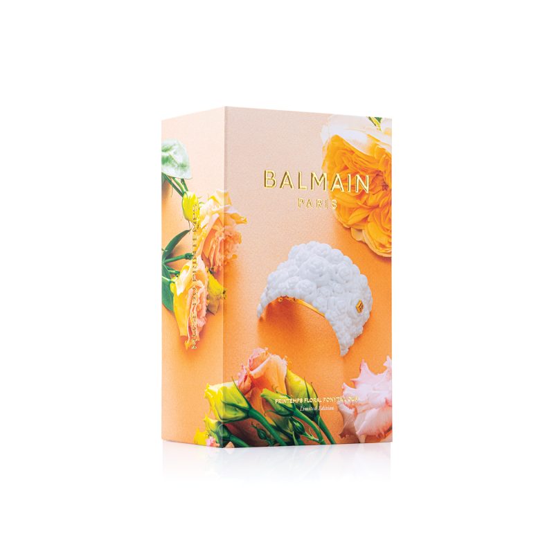 Balmain Hair Accessoires Limited Edition Printemps Floral Ponytail Clip Box