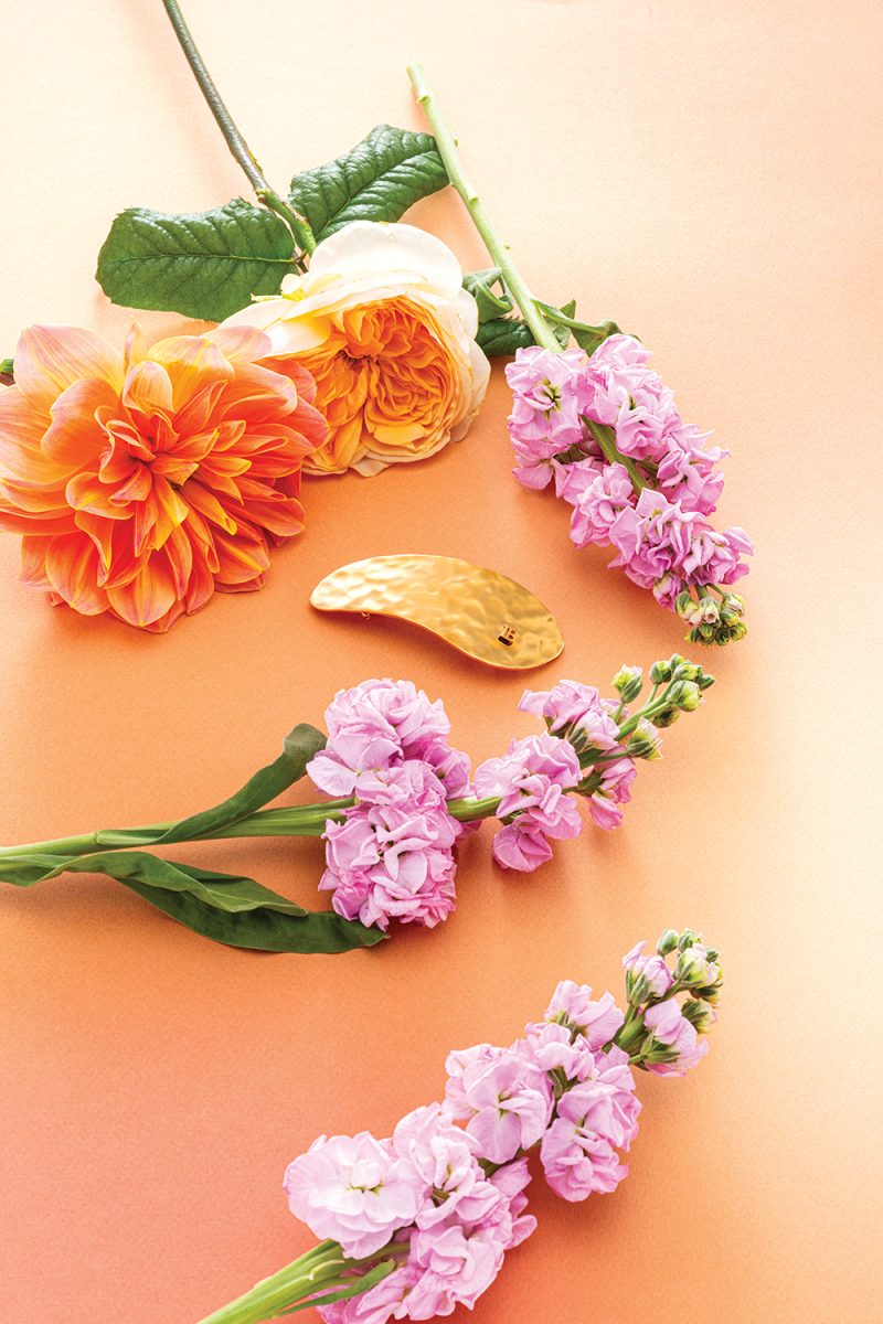 Balmain Hair Limited Edition Printemps Leaf Barrette Pour Cheveux