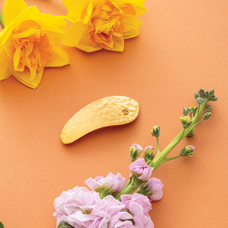 Balmain Hair Limited Edition Printemps Leaf Barrette Pour Cheveux