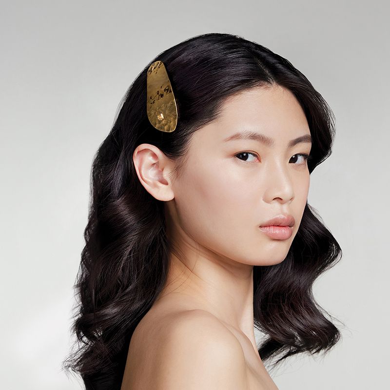 Balmain Hair Accessories LimitedEdition Printemps Leaf Barette Pour Cheveux