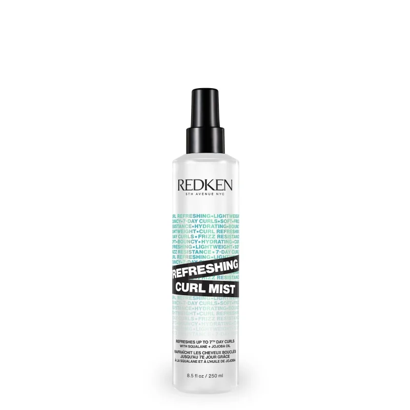 Refreshing curl mist