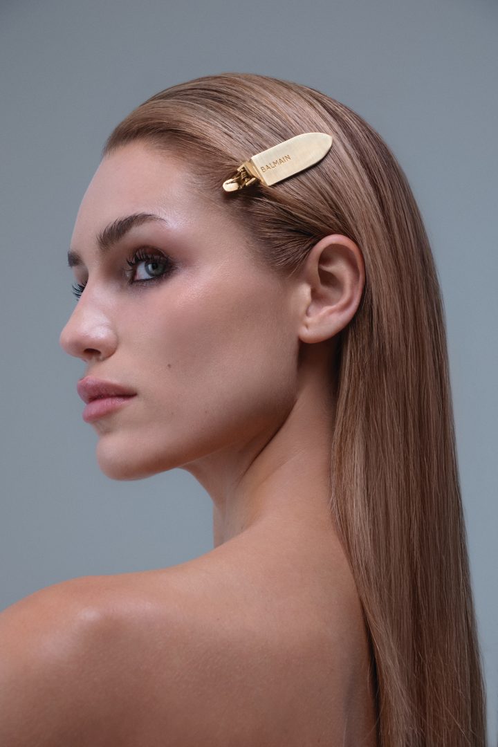 BalmainHair Accessories Model Backstage Clip Gold