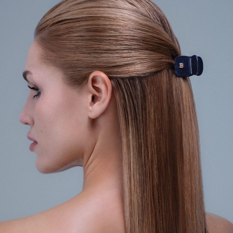 BalmainHair Accessories Model Pince à Cheveux Extra Small Cosmic Sapphire SOCIAL LR