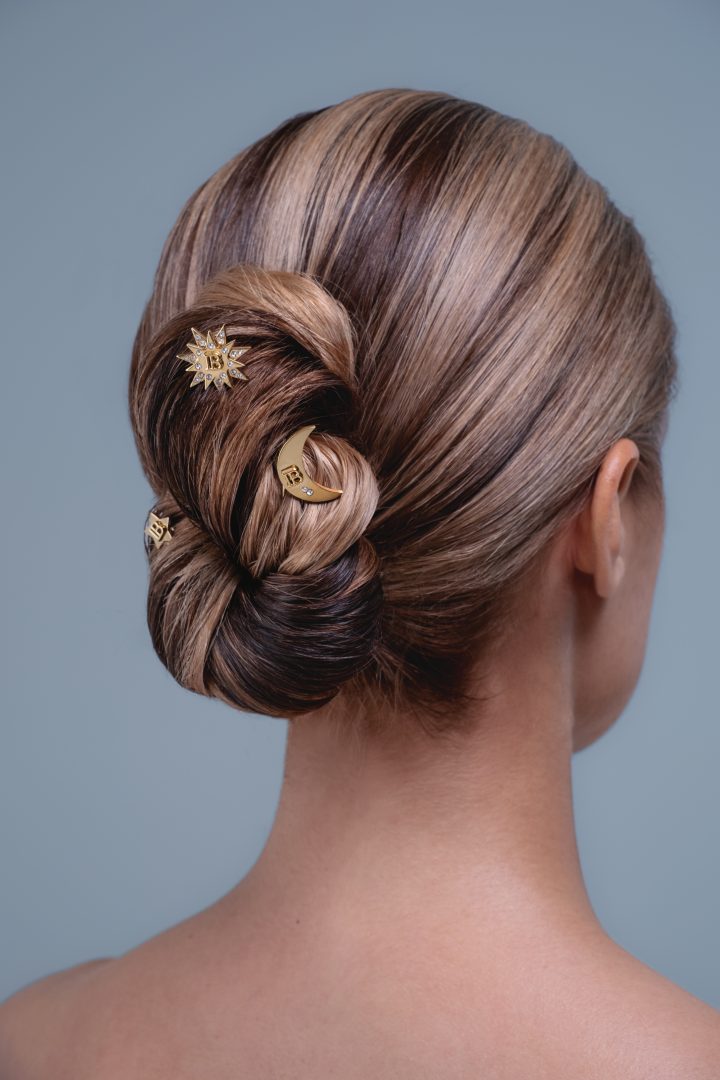 BalmainHair Accessories ModelLimitedEdition Pin Set Gold