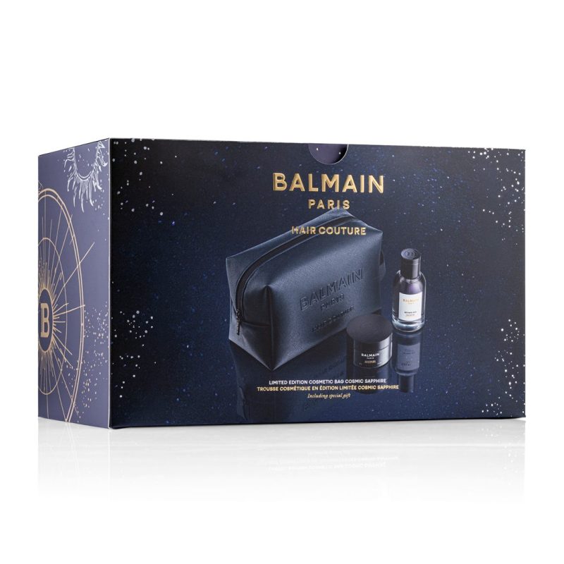 BalmainHair Styling Set CosmeticBagBlue C4 25 LE COSM BAG B C4 25 03 LR
