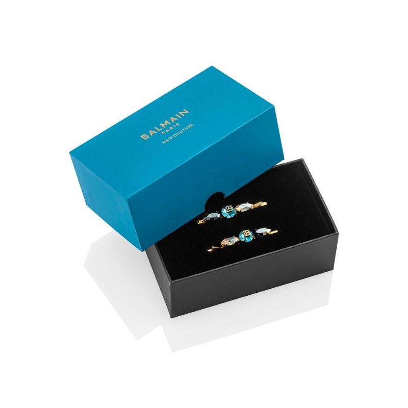 BalmainHair Accessories LimitedEdition LE HJ SLIDES MB C4 26 WithBox 1200x1200